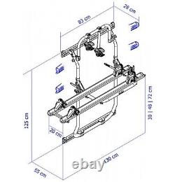 Thule Elite Van XT 2 Bike Cycle Carrier for Door Fiat Ducato Van 2007- onwards