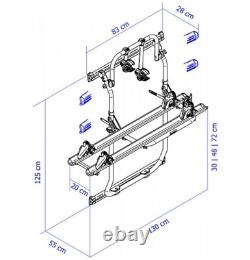 Thule Elite Van XT 2 Bike Cycle Carrier for Door Peugeot Boxer 2007- onwards