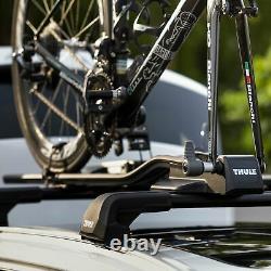 Thule FastRide 564 Roof Mount Fork Mounted Cycle Carrier Bike Rack with T-Track