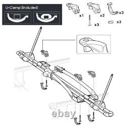 Thule FreeRide 532 Roof Mount Cycle Carrier Bike Rack with T-Track and Locks