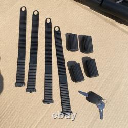 Thule ProRide 591 Cycle Carrier Bike / Rack Roof Aero T Bar Adaptors and Keys