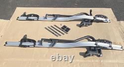 Thule ProRide 591 Cycle Carrier Bike / Rack Roof Aero T Bar Adaptors x2 Key