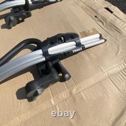 Thule ProRide 591 Cycle Carrier Bike / Rack Roof Aero T Bar Adaptors x2 Key