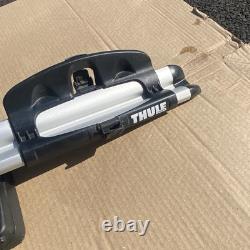 Thule ProRide 591 Cycle Carrier Bike / Rack Roof Aero T Bar Adaptors x2 Key