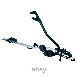 Thule ProRide 591 Silver Roof Mount Cycle Carrier Bike Rack with T-Track & Locks