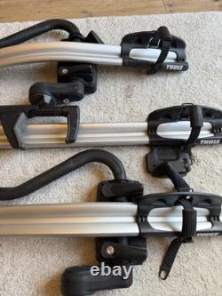 Thule ProRide 591 roof mounted cycle carrier x3
