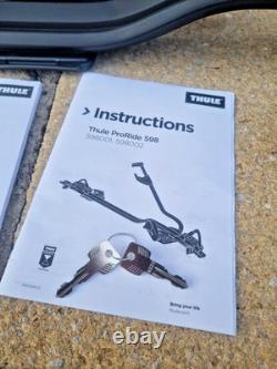 Thule ProRide 598B Black Roof Mount Cycle Carrier Bike Rack In Great Condition