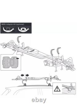 Thule ProRide 598B Black Roof Mount Cycle Carrier Bike Rack Inc T-Track & Locks