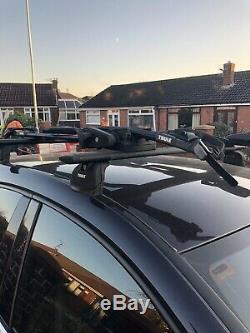 Thule ProRide 598 Black Roof Mount Cycle Carrier Bike Rack & Wingbars. Complete