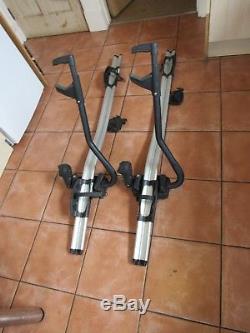Thule Proride 591 Roof Mount Bike / Cycle carriers x2