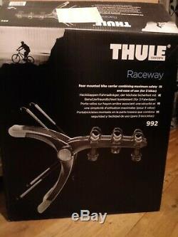 Thule Raceway 992, Rear Mount 3 Bike Cycle Carrier, complete in original box