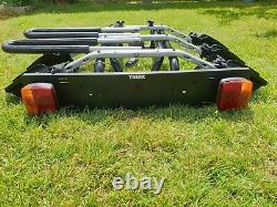 Thule Tilting Tow Bar 3 Bike Carrier Ride On 9403. Brand new straps