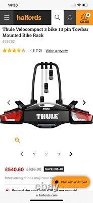 Thule Tow Bar 3 bike carrier