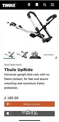 Thule UpRide 599 Roof Bike Rack 1 Bike Cycle Carrier