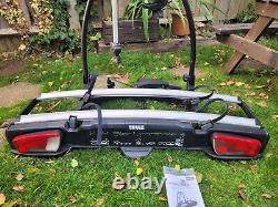 Thule Velospace Xt2 938 Tow Bar Mounted 2 Bike Rack Cycle Carrier 60kg Capacity