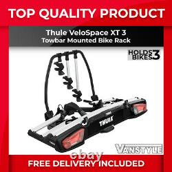 Thule Velospace Xt 3 Bike Bicycle Cycle Holder Rack Towbar Ball Carrier 13-pin