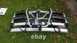 Thule euroclassic 929 g6 led 3 cycle carrier bike rack with 4th bike adapter kit
