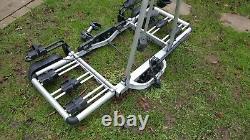 Thule euroclassic pro 903 3 cycle carrier bike rack with 4th bike adapter