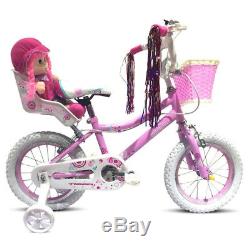 Tiger Charlotte Girls Bike with Dolly Carrier (12 16 Wheel)