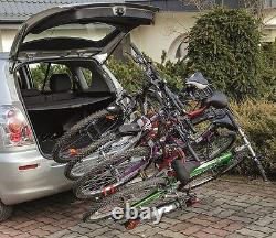 Titan 4 Black Premium Bike Rack Cycle Carrier on Tow bar 13pin (75kg capacity)