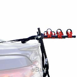 Toolman Universal Rear 3-Bike Carrier Rack 40kg Maximum Load Capacity QTH041