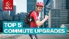 Top 5 Upgrades For Commuting By Bike Cycling To Work Hacks