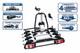 Tow Bar Bike Carrier for 4 Bikes VETURO 4 Tilt Function 13/7 PIN Lockable 60kg