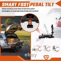 Tow Bar Cycle Carrier 2 Bikes 50mm Hitch Mount Simple Setup Durable Nylon Mix