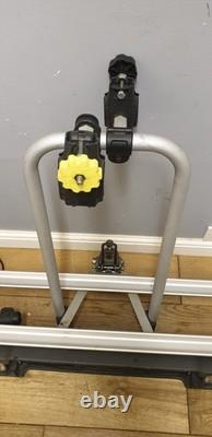 Tow Bar Mounted 2 Bike Rack With Lights Cycle Bicycle