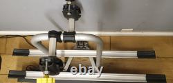 Tow Bar Mounted 2 Bike Rack With Lights Cycle Bicycle