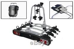 Tow Bar Mounted 4 Bike Cycle Carrier Family Transport Cycling Rack