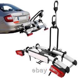 Towbar Bike Carrier Rack 2 E-Bikes 60kg Foldable/Tilt Locking Veturo PRO2