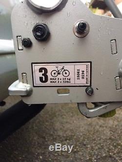Towbar mounted cycle carrier 3 bike rack