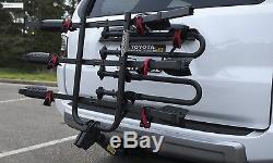 Trailer Hitch Bike Rack 3 Bikes Carrier Car Rear Mounting Folding Bicycle Stand