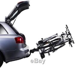 Transport Tow Bar cycle Rack carrier Two Bikes Car Vehicle Caravan Holidays NEW