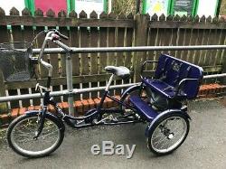 Trikidoo. Adult tricycle child carrier. Trike