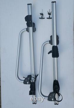 Two Genuine BMW Roof Cycle Bike Carrier Racks 82720137716 With keys and tools