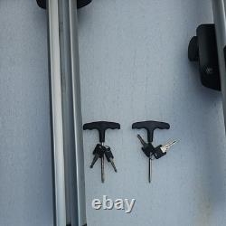 Two Genuine BMW Roof Cycle Bike Carrier Racks 82720137716 With keys and tools