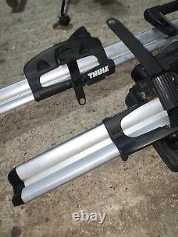 Two Thule ProRide 591 Roof Mounted Bike Carriers Bike Rack Cycle Carrier (2)