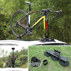 UK Stock Sucker Bike Rack for Car Roof-Top Suction Cup Bicycle Carrier NEW V3G4