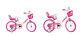 Unicorn Bikes Childrens Bicycle Adjustable Basket Rear Doll Carrier Dino Bikes