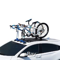 Universal Aluminum Bicycle Rack Roof-Top Suction Bike Car Rack Hitch Carrier Kit