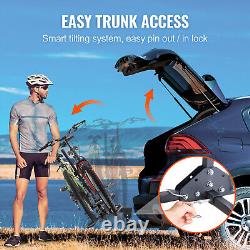 VEVOR 2-Bike Rack Hitch Mount 160lbs Folding Carrier Car Truck SUV 2 Receiver