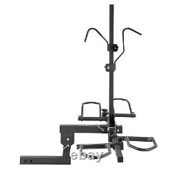 VEVOR 2-Bike Rack Hitch Mount 160lbs Folding Carrier Car Truck SUV 2 Receiver