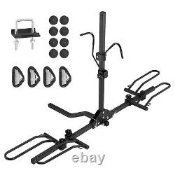 VEVOR 2-Bike Rack Hitch Mount Folding Carrier Car Truck SUV 1.25/2Receiver