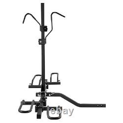 VEVOR 2-Bike Rack Hitch Mount Folding Carrier Car Truck SUV 1.25/2Receiver