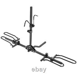 VEVOR 2-Bike Rack Hitch Mount Folding Carrier Car Truck SUV 1.25/2Receiver