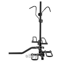 VEVOR 2-Bike Rack Hitch Mount Folding Carrier Car Truck SUV 1.25/2Receiver