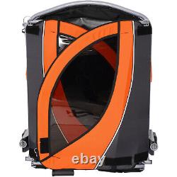VEVOR Child Bike Trailer Foldable 2 Seater Stroller Double Kids Carrier 88 lbs