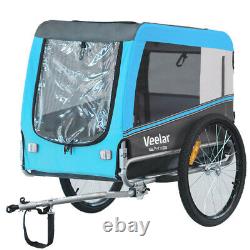 Veelar Large Pet Trailer Folding Bike Dog trailer carrier